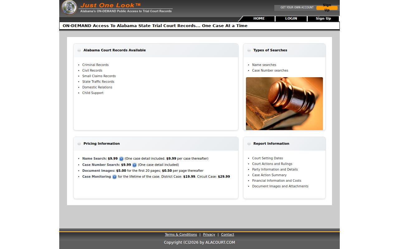 Conecuh County warrant lookup using Alabama case search products